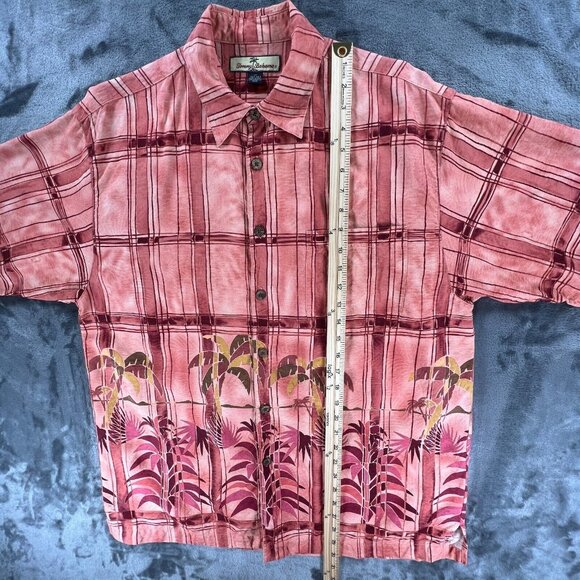 Tommy Bahama Men M Silk Linen Palm Trees Beach Summer Night Rum Cocktail - Picture 8 of 9